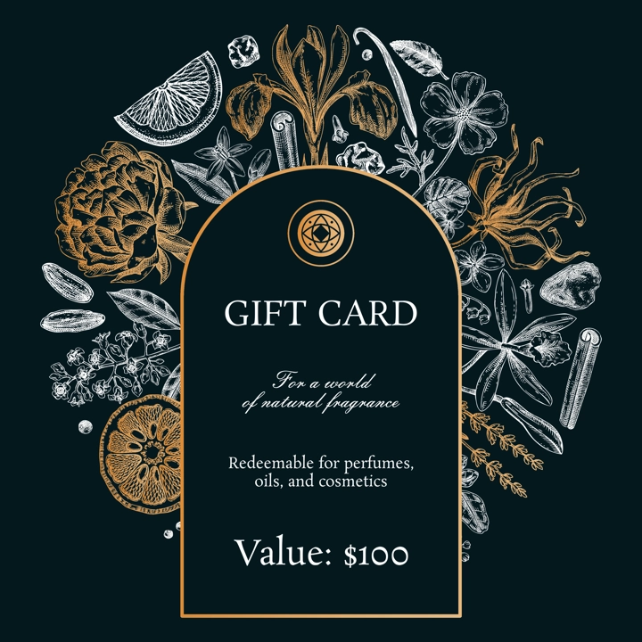 Sketch style botanical gift card template. Vintage perfume and cosmetic frame design. Hand-drawn vector illustration. Aromatic plants and flower sketches on chalkboard. NOT AI generated